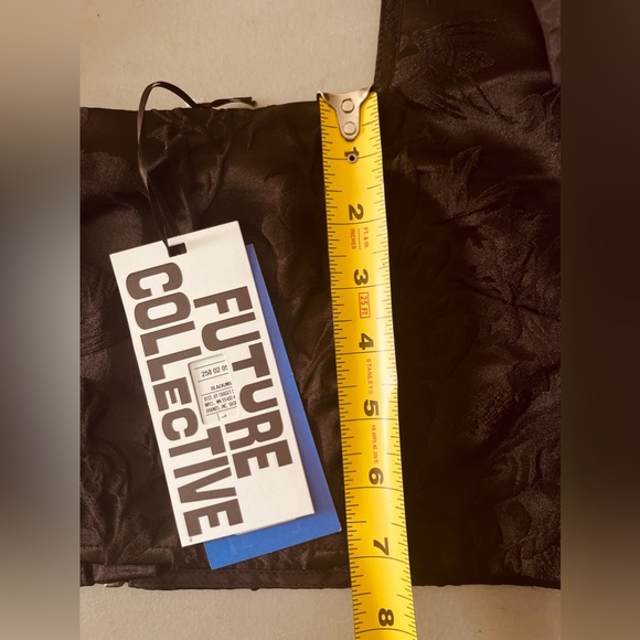 🖤Puff Short Sleeve Organza Cropped Blouse - Future Collective™ Womens Size 14🖤 - Picture 14 of 15